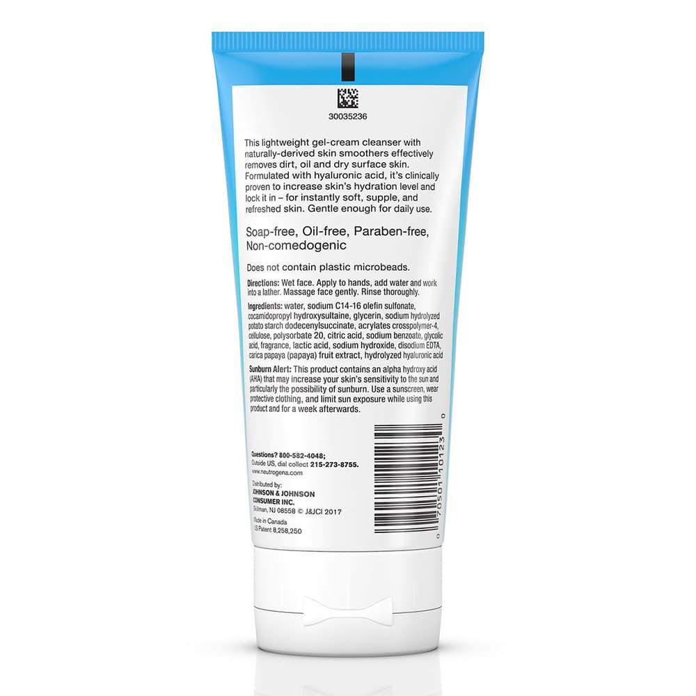 [HCM]Sữa rửa mặt Neutrogena Hydro Boost Exfoliating Cleanser 141g - MỸ