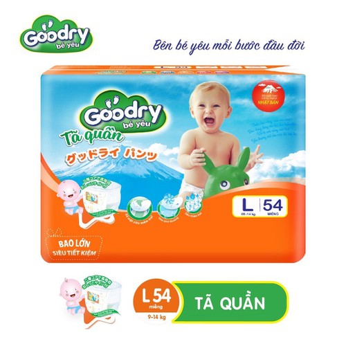 [HCM]Tã quần goodry đủ size ( M60 / L54 / XL48 / XXL44 ) miếng