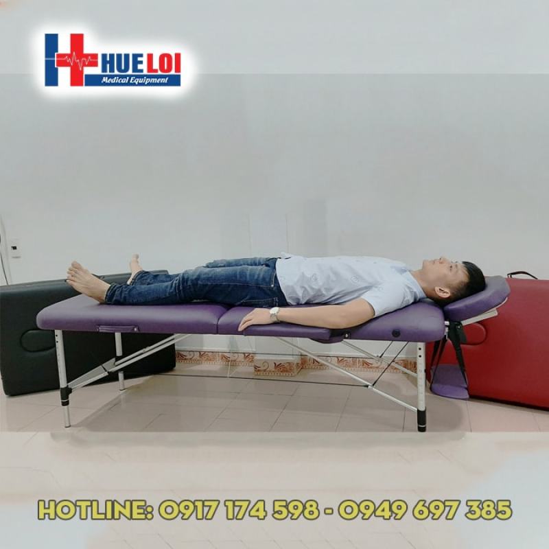 Giường trị liệu gấp gọn dạng vali