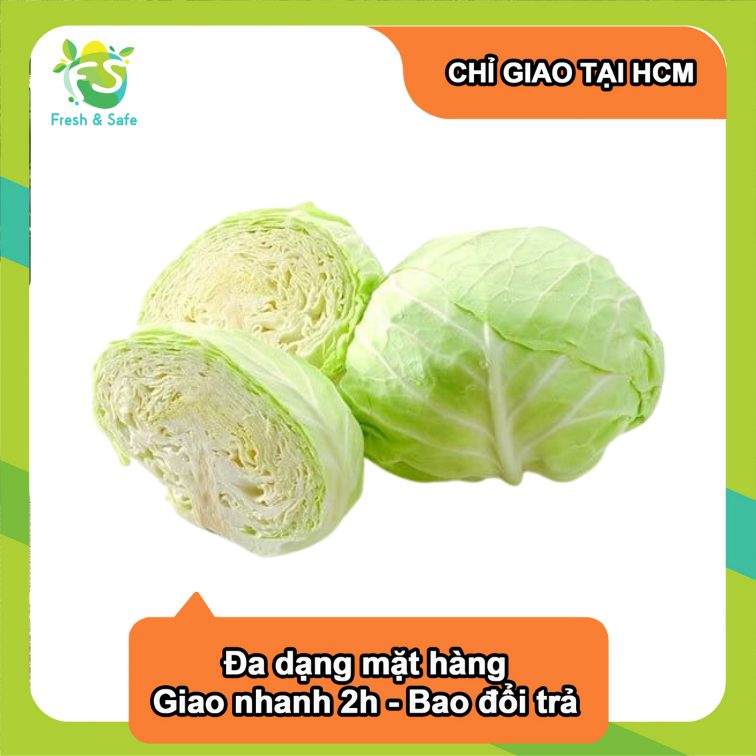 [Chỉ Giao HCM] Bắp Cải Trắng - 1kg