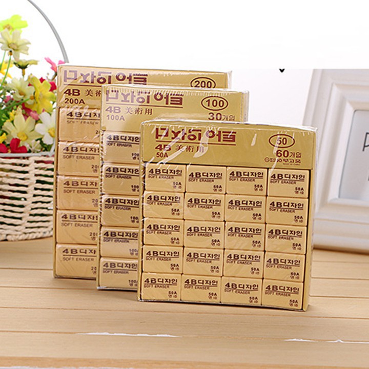 Combo 3 gôm tẩy 4b hàn quốc