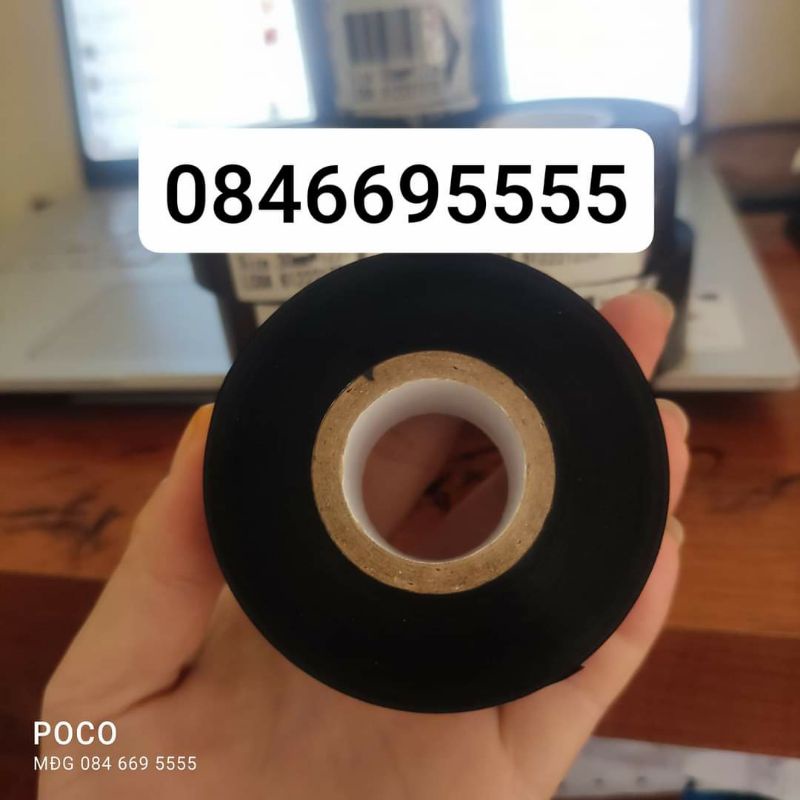 Combo 5 cuộn mực máy in date dập tay DY8, HP241B size 30mm*122mm, 35mm*122mm- MÁY ĐÓNG GÓI KHANG HỒNG