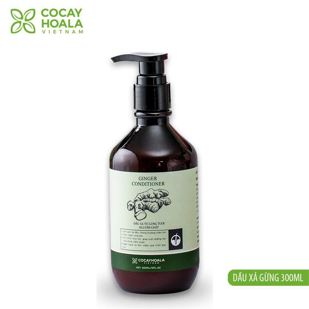 [ DATE 2023] Dầu Xả Gừng Tươi Cocayhoala 300ml