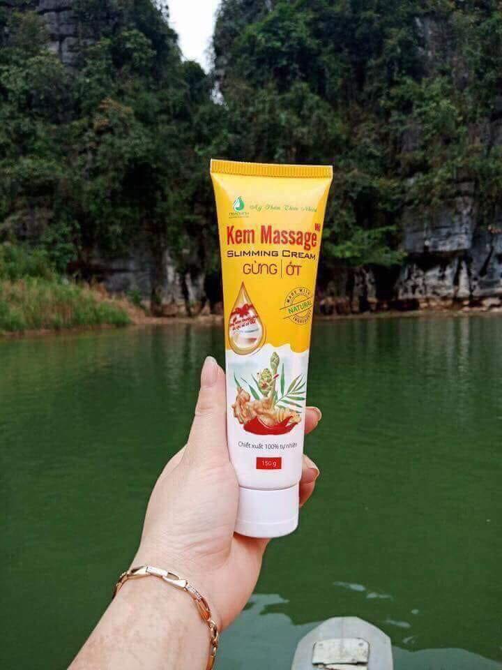 Kem tan mỡ gừng ớt Ngân Bình- Đánh tan mỡ bụng dáng đẹp eo thon