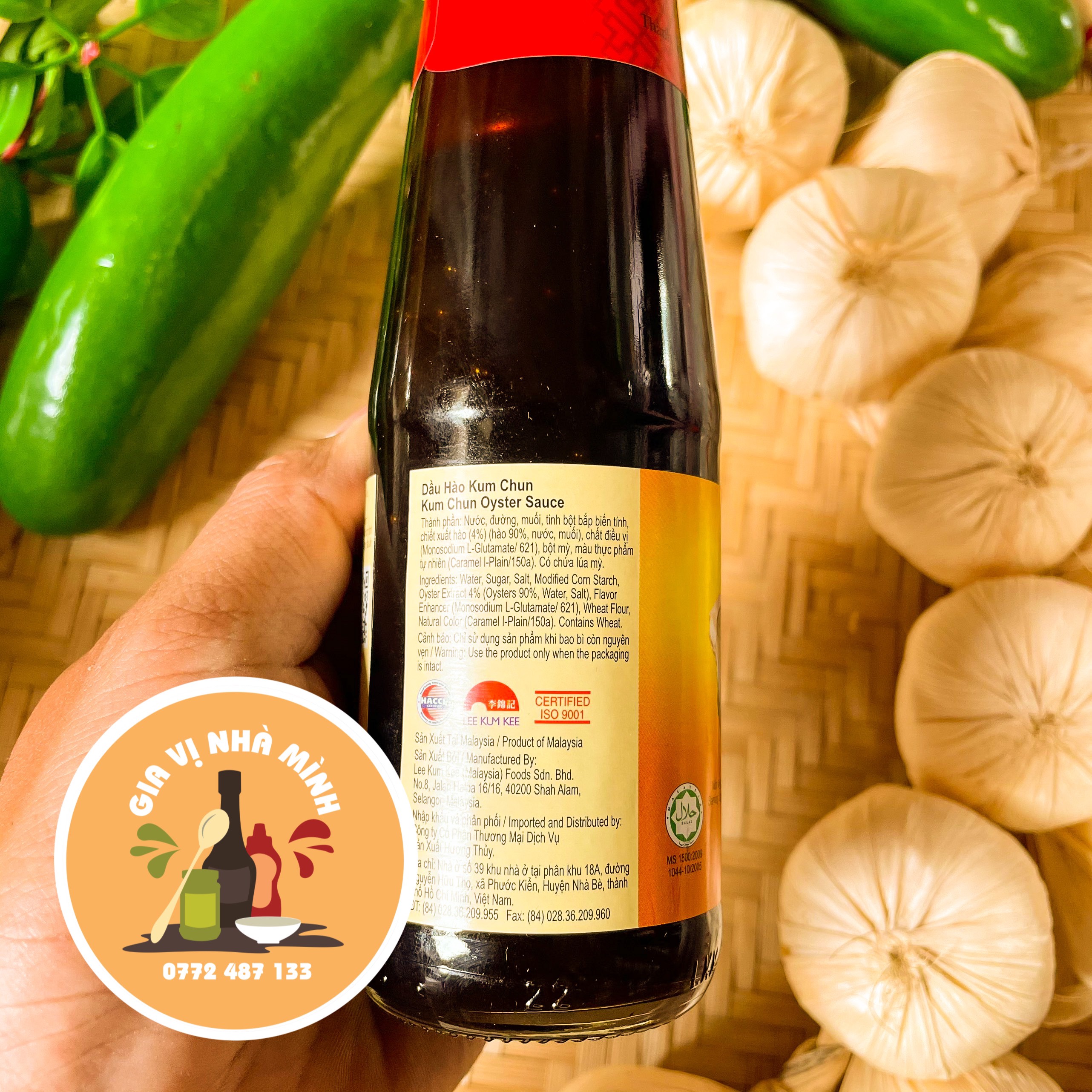 DẦU HÀO KUM CHUN LEE KUM KEE - CHAI 255G