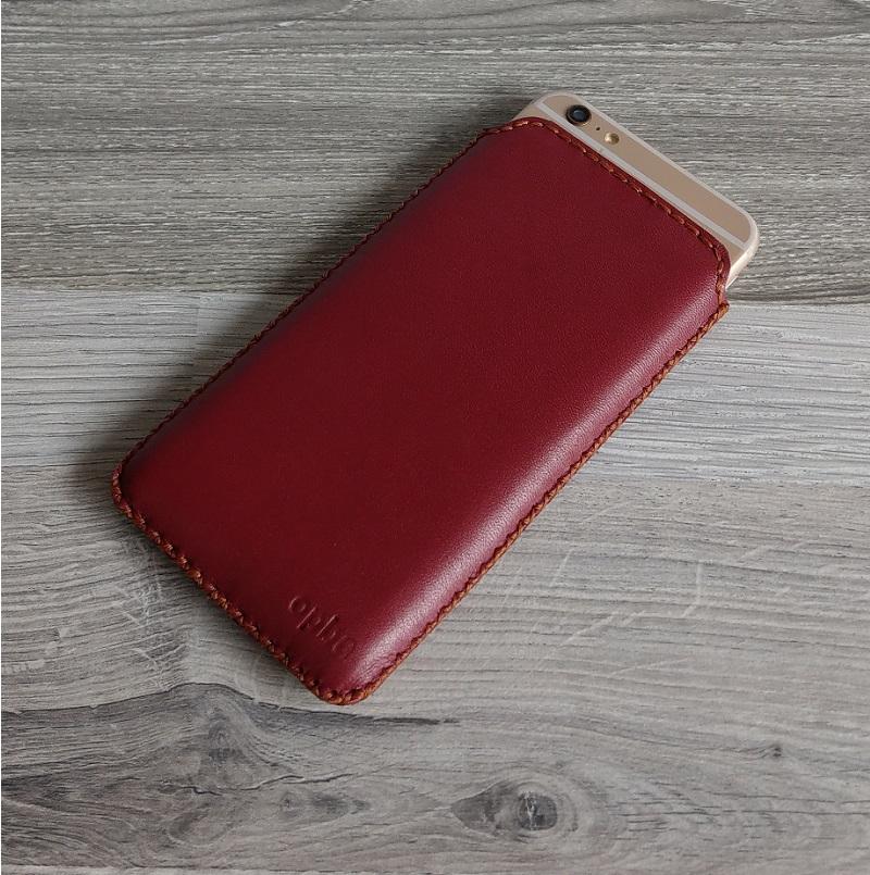 Bao Da Túi Rút Iphone 6-6s-7-8 Da Bò Sáp