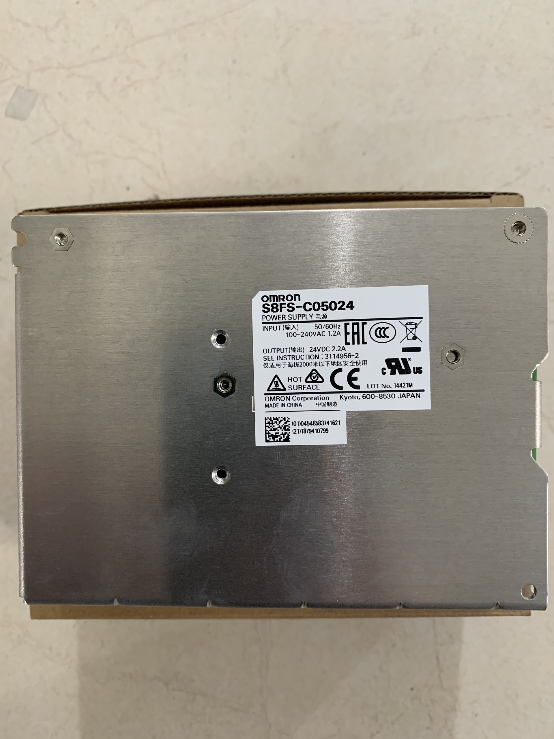 Bộ nguồn Omron 50W 24V   S8FS-C05024