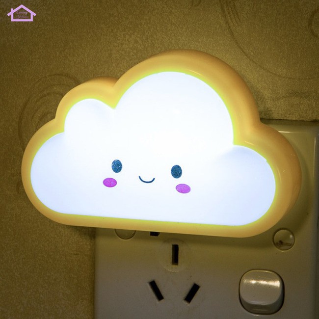 Đèn Ngủ Led 2 Bóng Hình Đám Mây