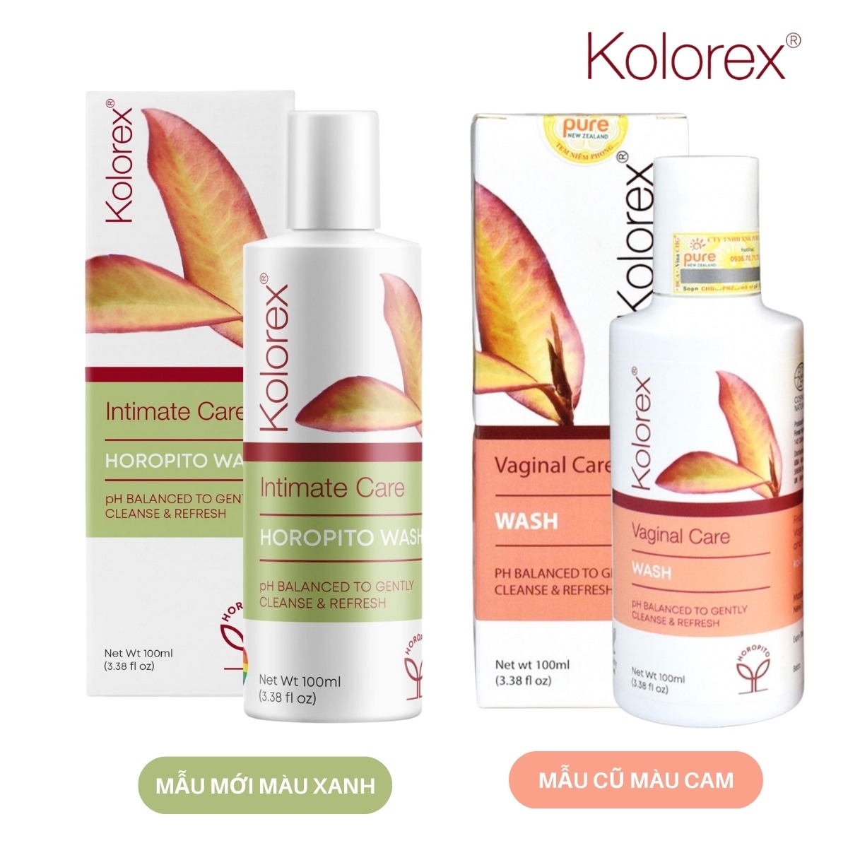 (Mẫu mới) Dung Dịch Vệ Sinh Phụ Nữ Kolorex Intimate Wash 100ml