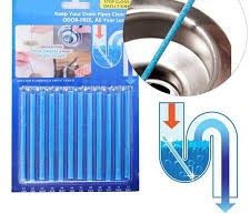 Que thông tắc cống (Vỉ 12 que) - Dụng cụ thông cống gia đình(Hàng giao màu ngẫu nhiên)