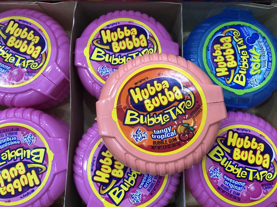 Kẹo hubba bubba của Mỹ