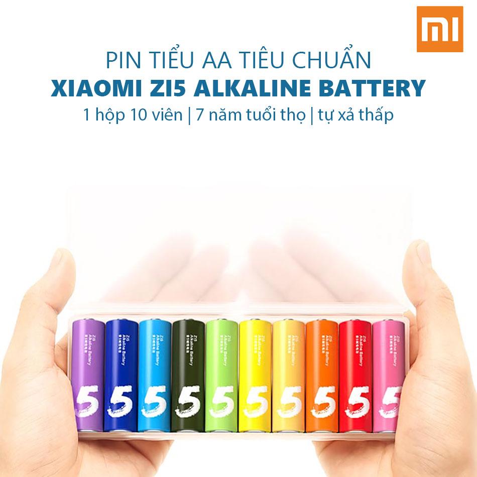 10PCS/Lot XIAOMI ZMI ZI5 AA lkaline Battery Rainbow Disposable Batteries Kit for Camera Mouse Keyboard Controller Toys