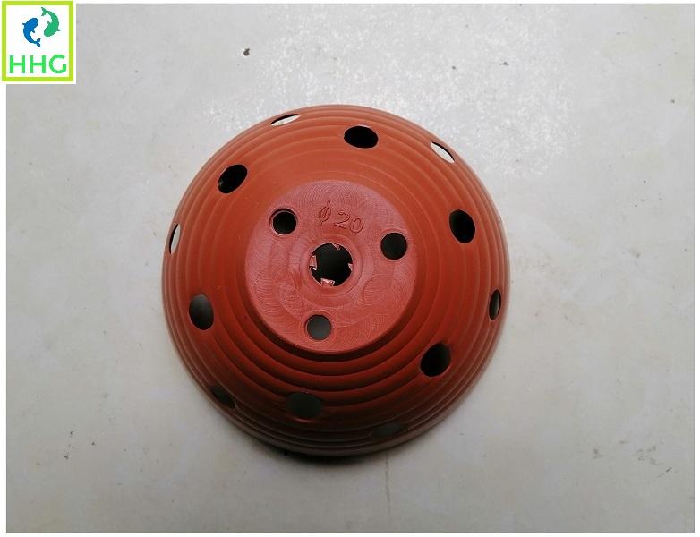 5 CHẬU GIẢ GỐM LƯỢN SÓNG TRỒNG LAN FI20