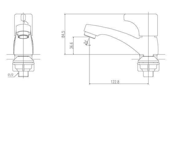 Vòi chậu Inax LFV13B
