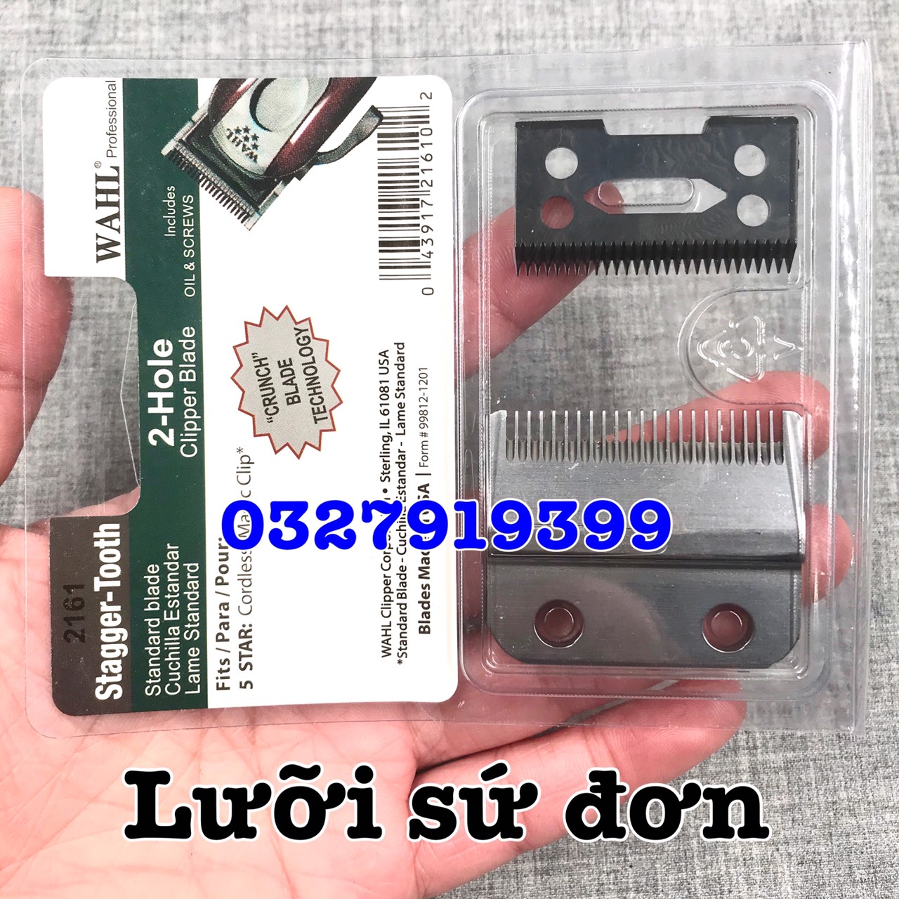 Lưỡi kép sứ WAHL sứ đen mài chuốt
