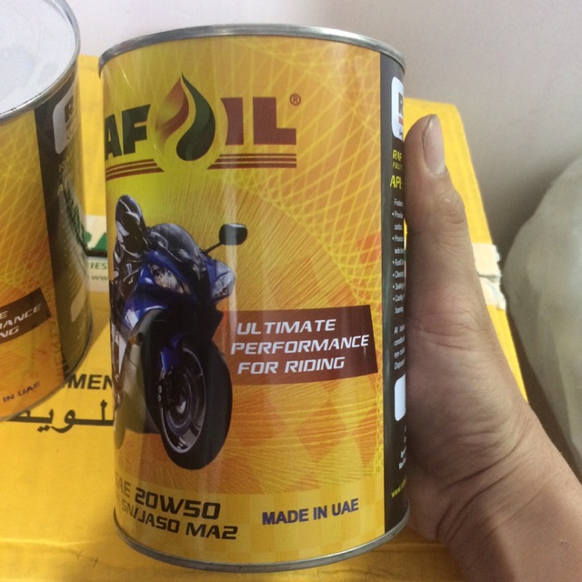 Nhớt  Rafoil 20w50 lon nhập khẩu