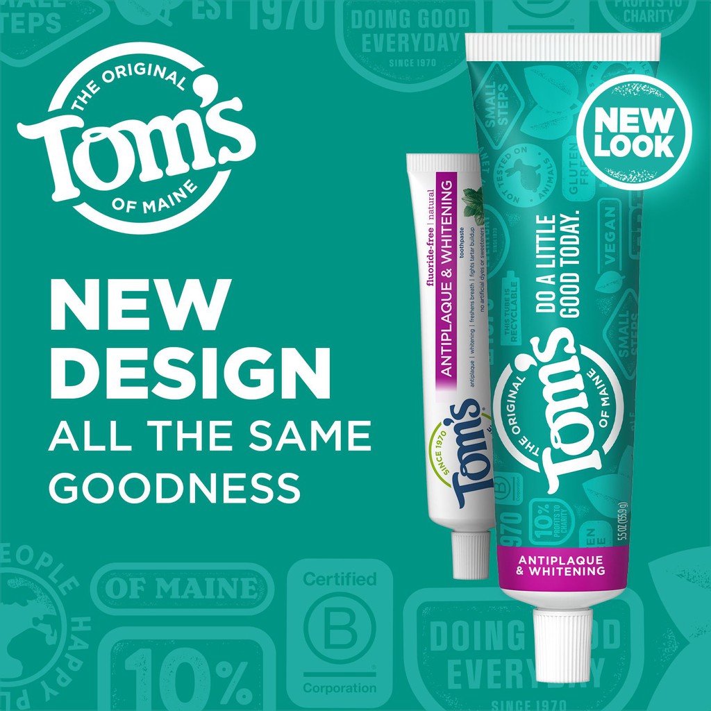 Kem đánh răng hữu cơ Tom's 156g