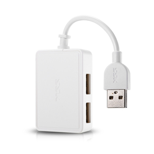 HUB chia USB 1 ra 4 SSK SHU200 chuẩn 2.0 (Màu Random) - Nhất Tín Computer