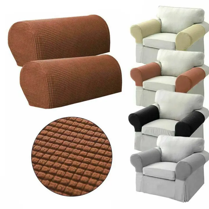 Cbgu5 Useful 2pcs Furniture Home Textile For Sofa Chair Recliner Plaid Armrest Covers Arm Protectors Chaircover Slipcover Lazada Ph Cbgu5 Useful 2pcs Furniture Home, Armrest Covers For Recliners