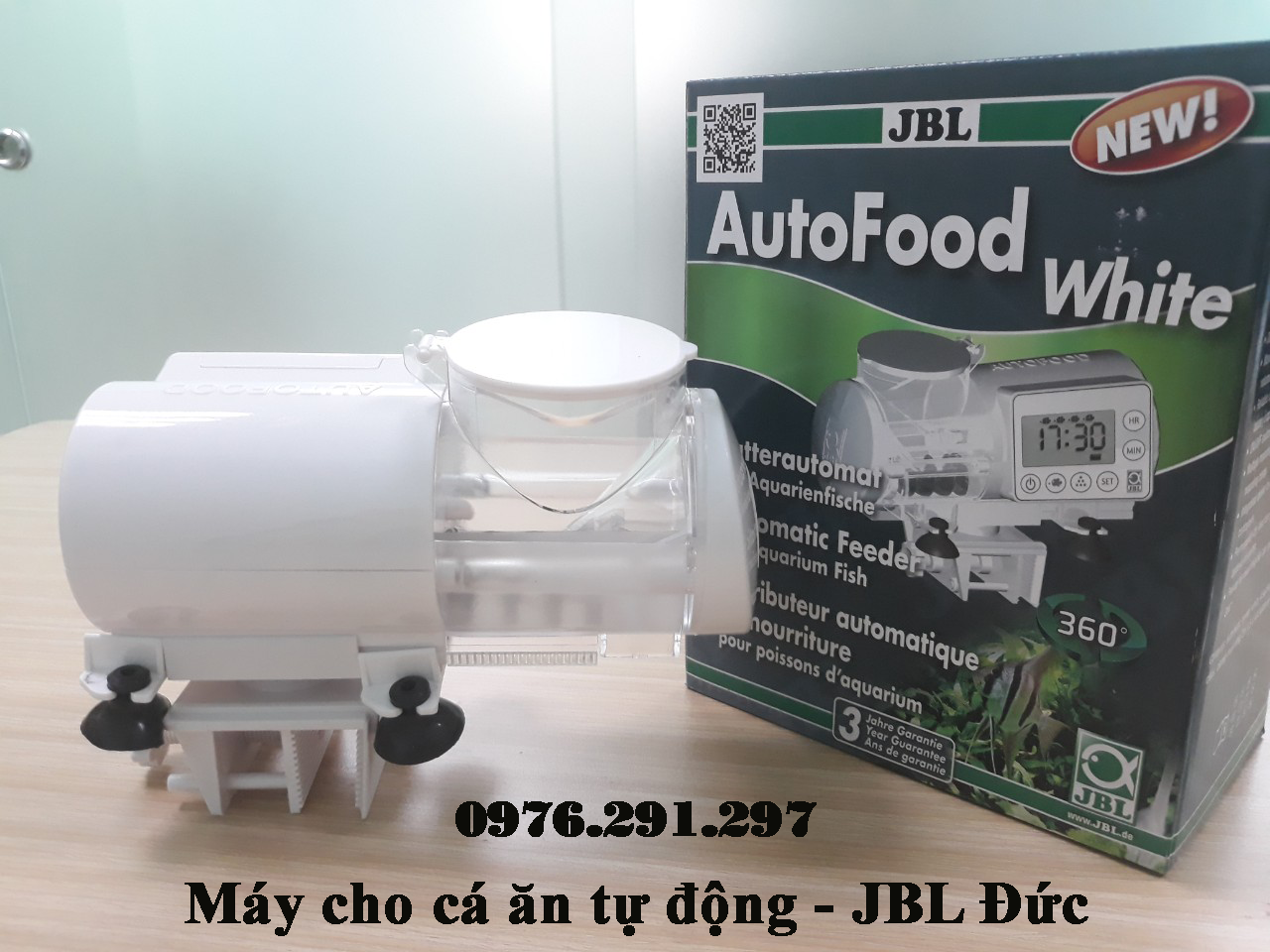 Máy cho cá ăn tự động JBL Autofood White - Đức