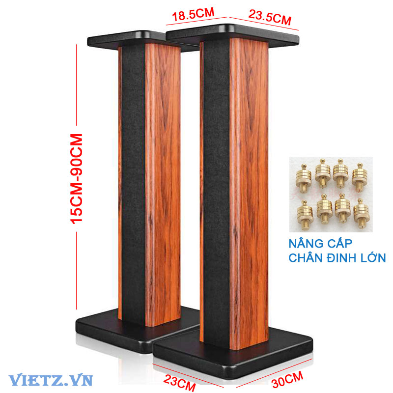 Chân loa Bookshelf MDF nhiều kích thước (15-90cm)