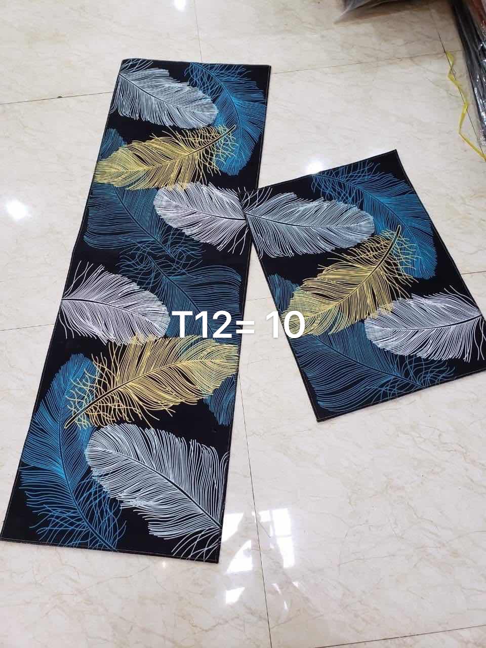 BỘ 2 THẢM BẾP 3D CHỐNG TRƠN TRƯỢT