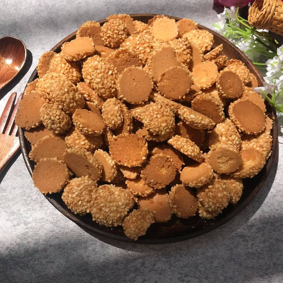 Bánh Nhện Mè 100g - ăn vặt ngon