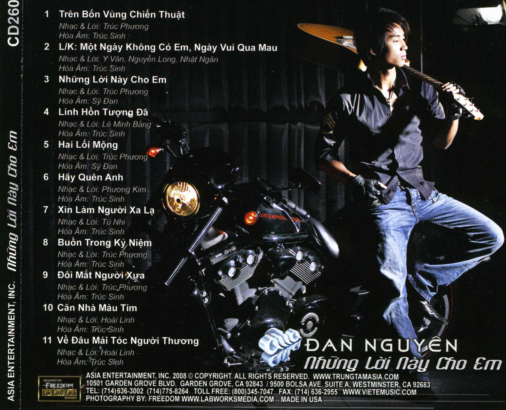 Bộ 6 đĩa CD nhạc Đan Nguyên 1
