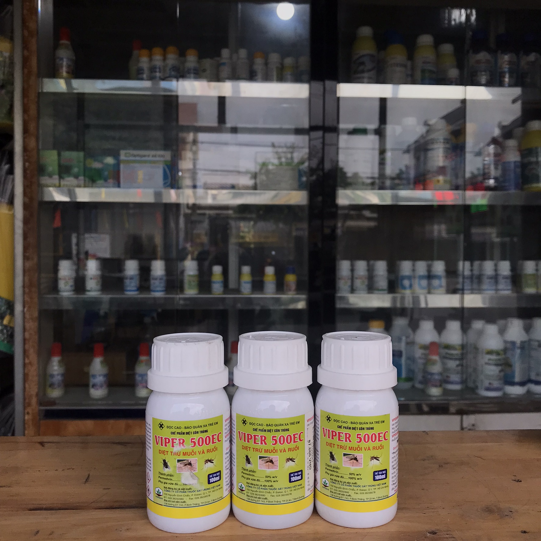 Thuốc diệt muỗi ruồi côn trùng Viper 50EC (Chai 100ml)
