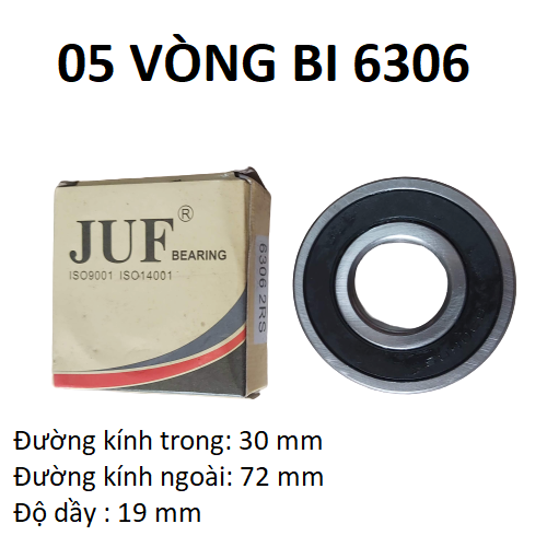 01 vòng bi 6306 JUF