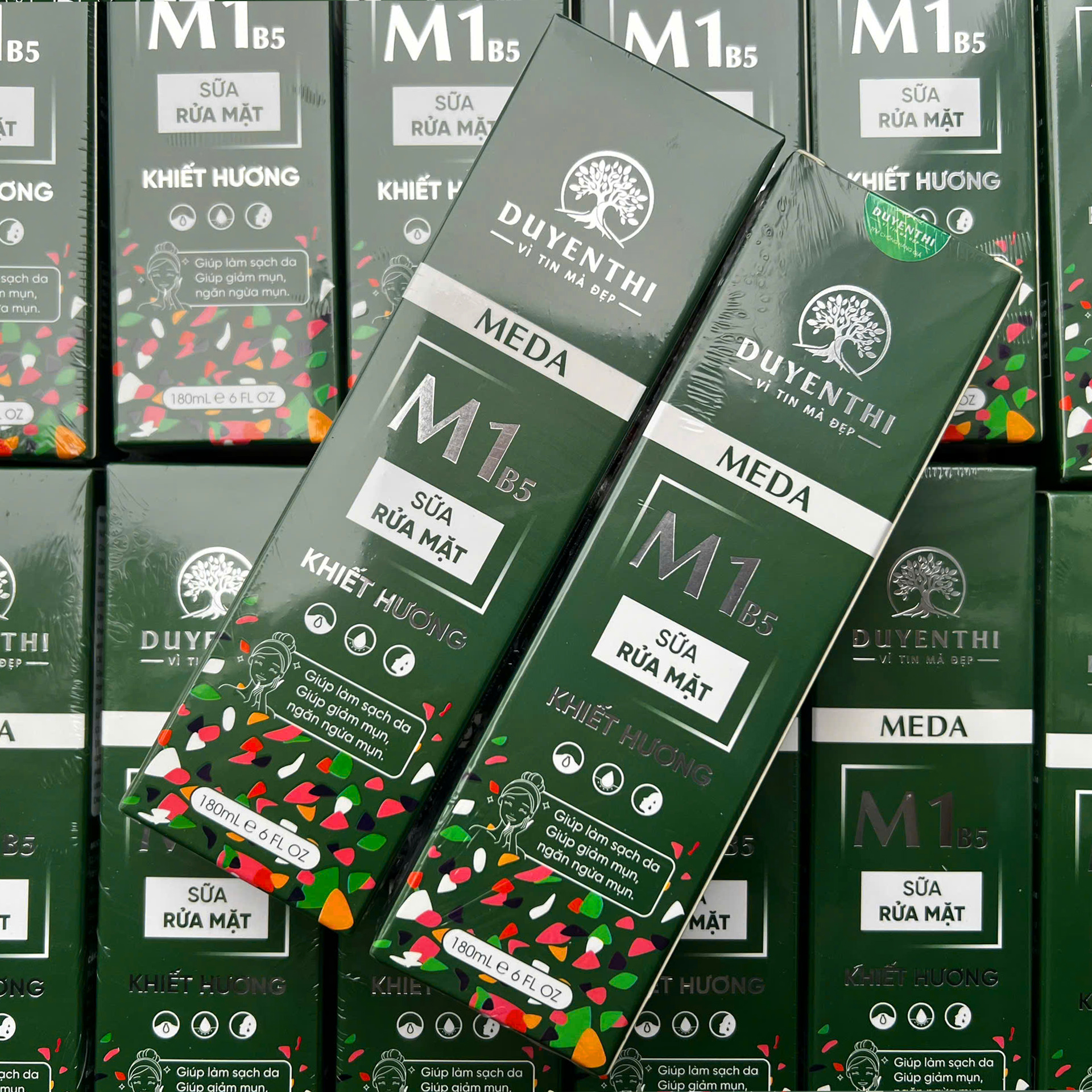 Sữa Rửa Mặt Meda M1B5 Khiết Hương Duyên Thị 150ML - Mẫu Mới Cải Tiến Của SRM M1 Và B5