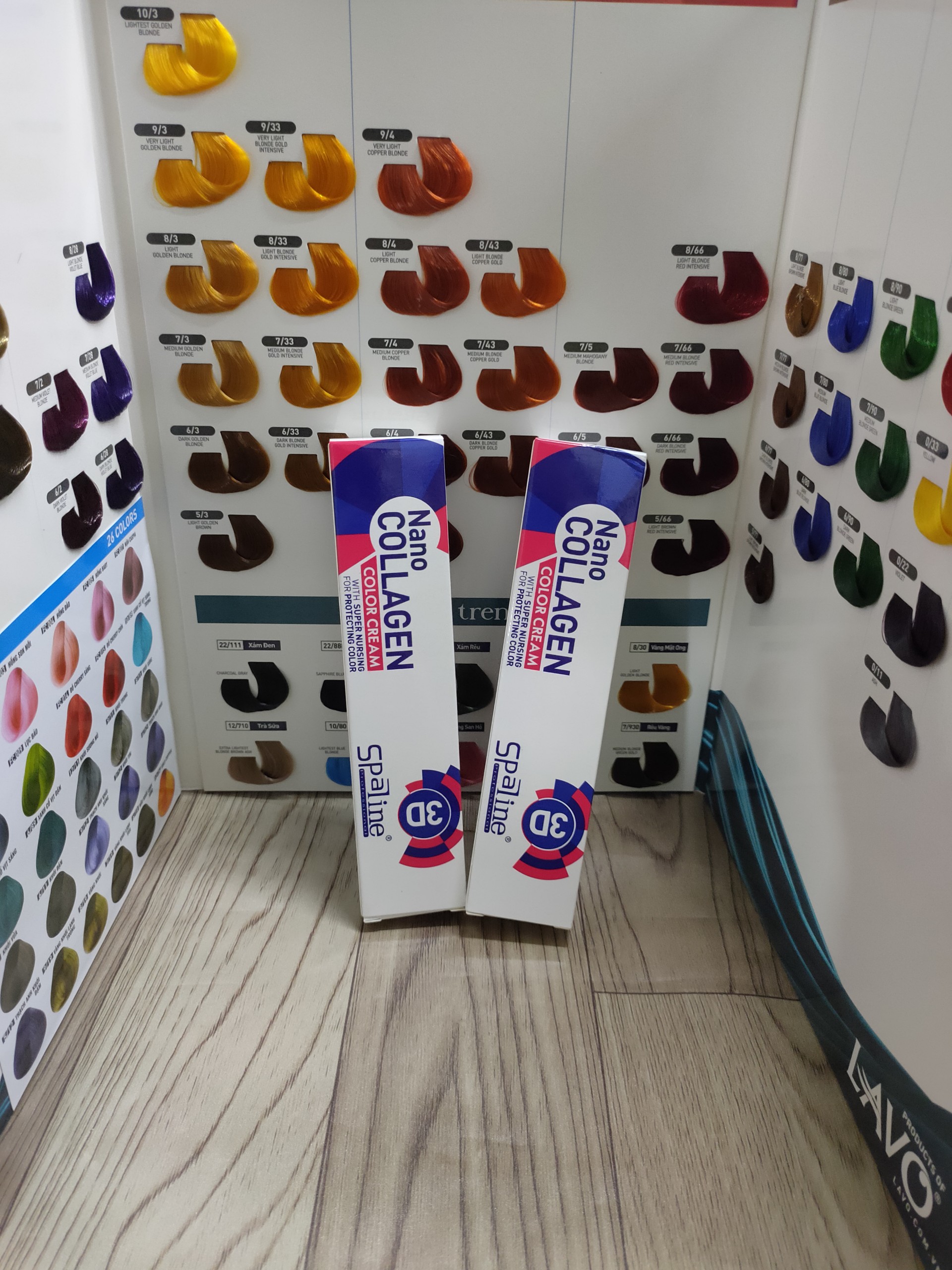 Màu nhuộm tóc Spaline 100ml (không kèm oxy)
