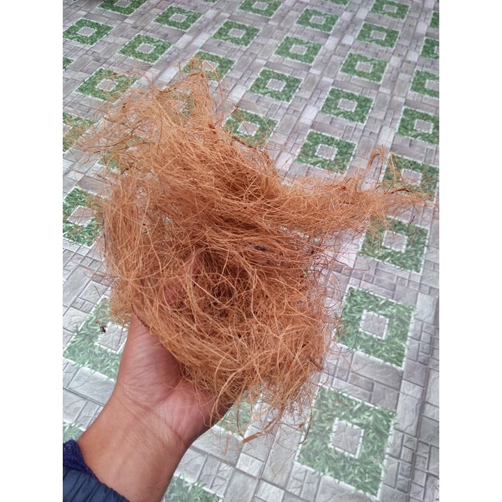 100g Chỉ dừa - xơ dừa sợi gói nhỏ