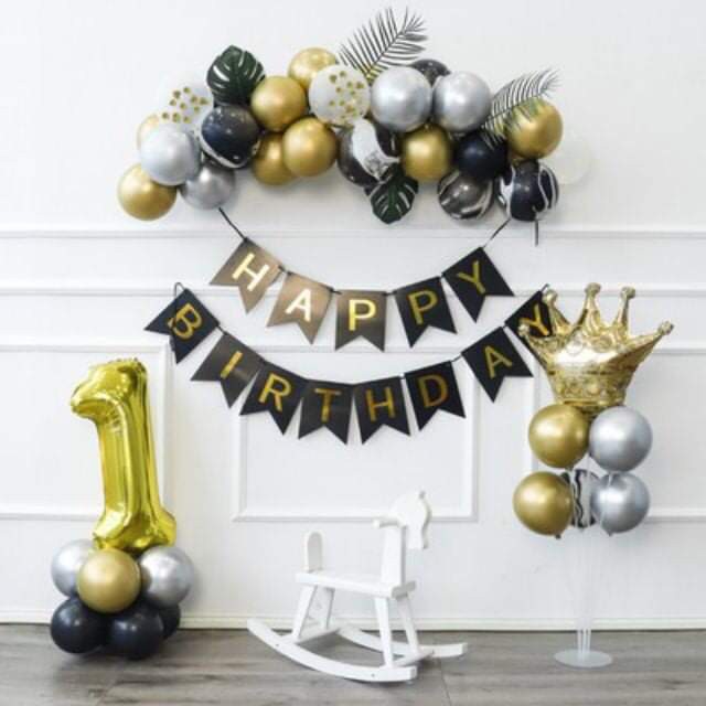(COMBO 15) Set trang trí sinh nhật lung linh HPBD