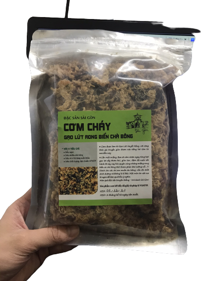 Cơm cháy gạo lứt rong biển chà bông