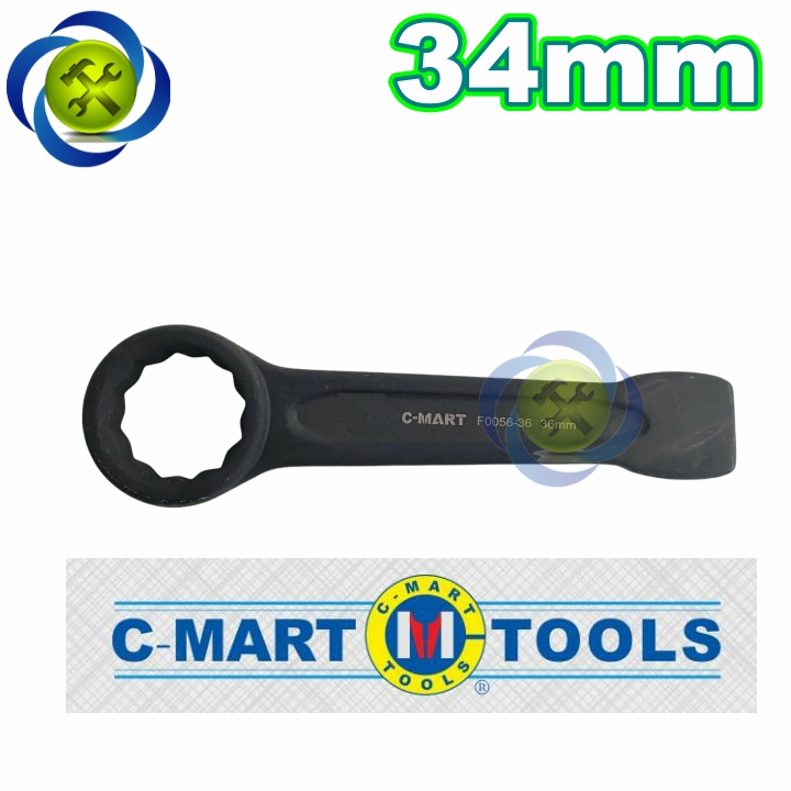 Cờ lê vòng đóng 34mm c-mart f0056-34