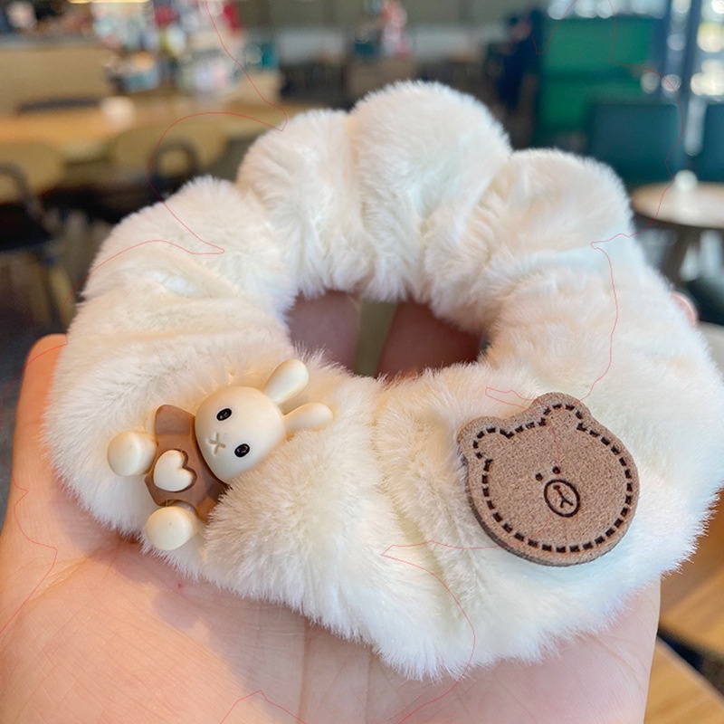 Cột tóc lông mềm hình con vật cute