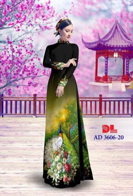 [HCM]Vải áo dài con công