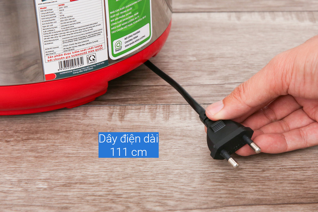 Nồi Cơm Điện Sunhouse 1.8 lít SHD 18S