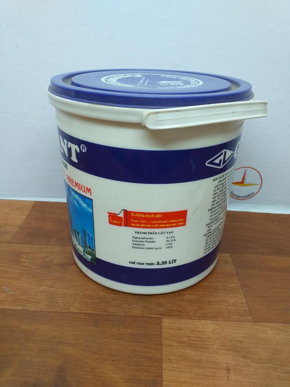 Sơn nước ngoai thất Galant màu trắng 3.35L