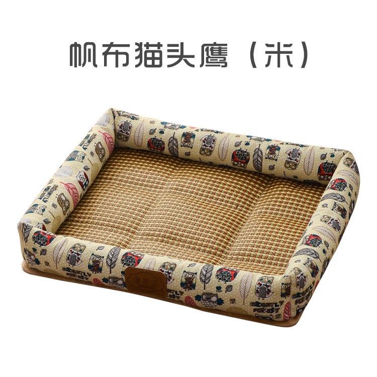 Ổ đệm nằm thoáng khí cho chó mèo ( màu ngẫu nhiên)