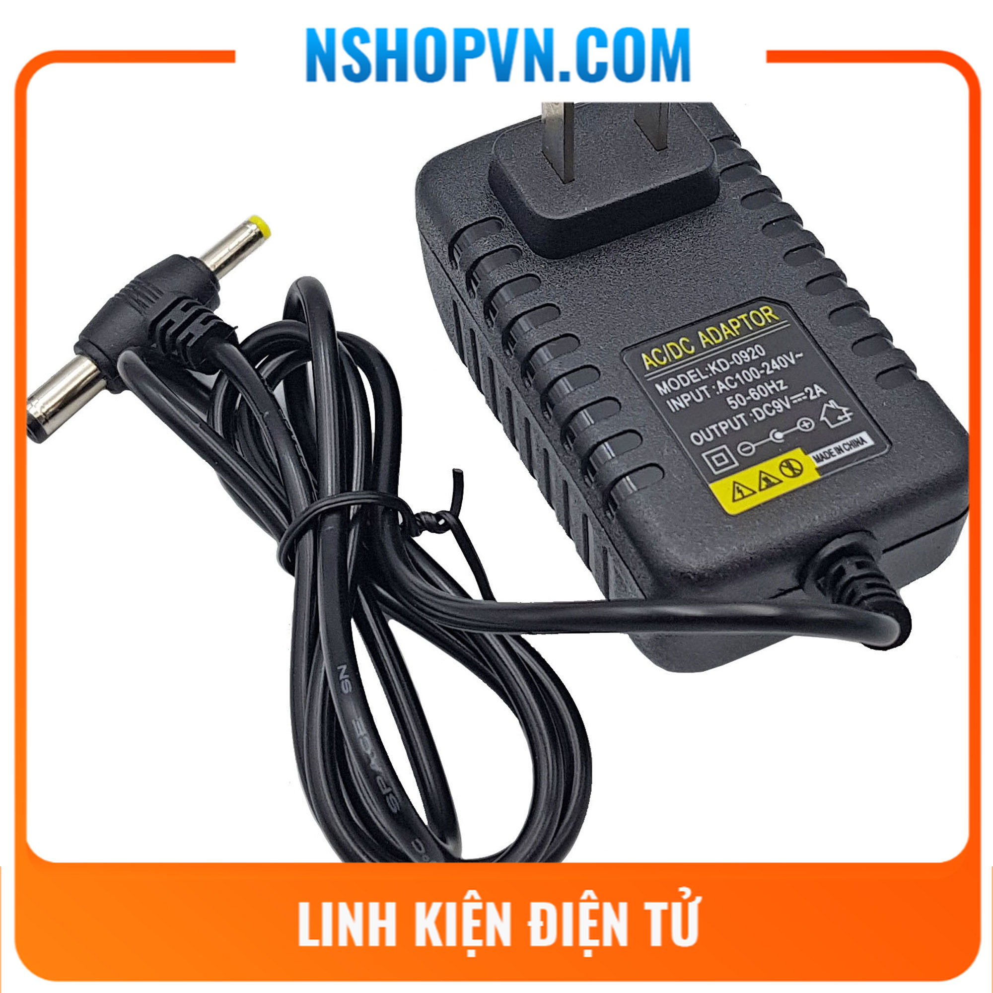Nguồn adapter 9V 2A