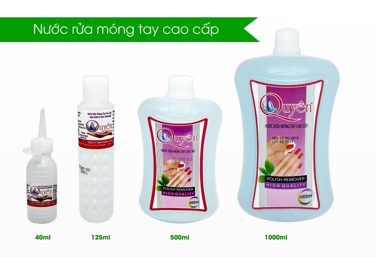 Nước Rửa Móng Tay Quyên Acetone 125ml