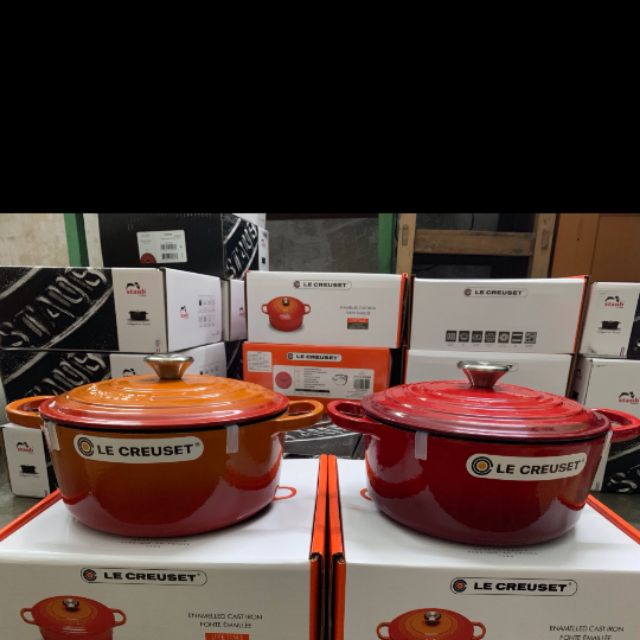 Sale siêu phẩm nồi gang 24cm Le Creuset