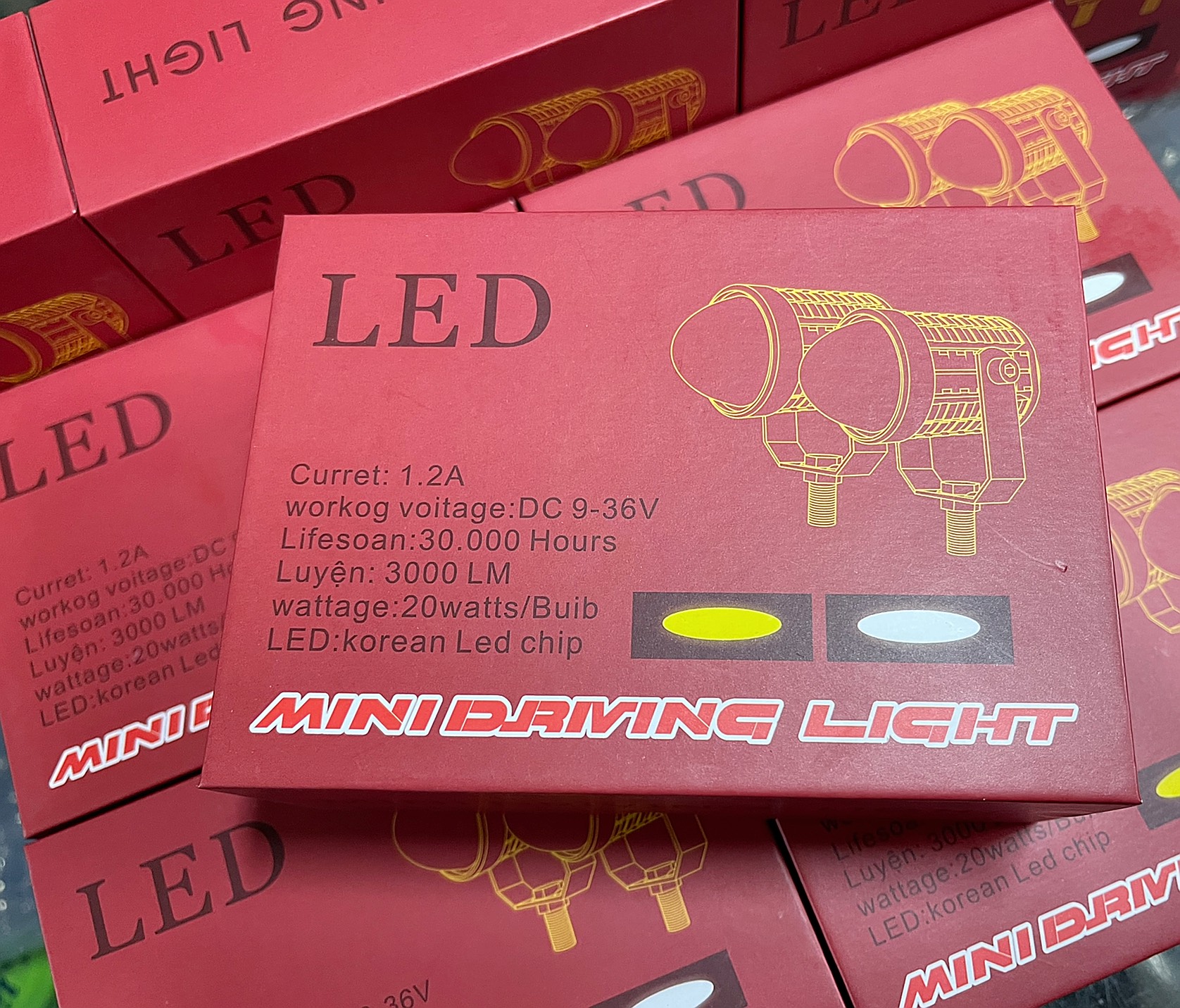 Đèn trợ sáng - Đèn led - Bi cầu lòi