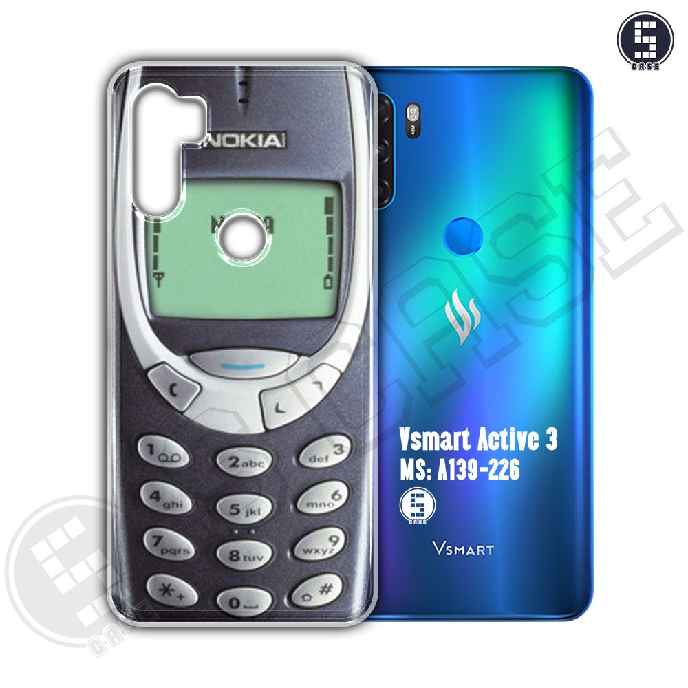 Ốp cho Vsmart Active 3 hình Nokia cục gạch A139-226