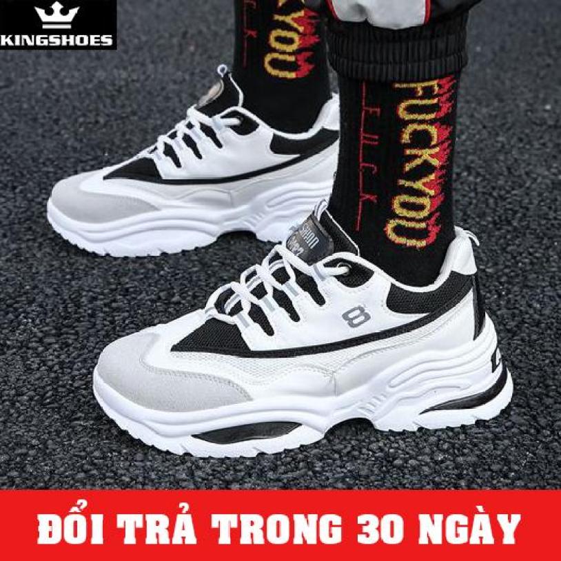 Giày Sneaker Nam Cao Cấp Phong Cách Hàn Quốc (Giá Siêu Sốc) - KINGSHOES (KS10) thiết kế thời trang phong cách trẻ trung, hiện đại, cá tính giá rẻ