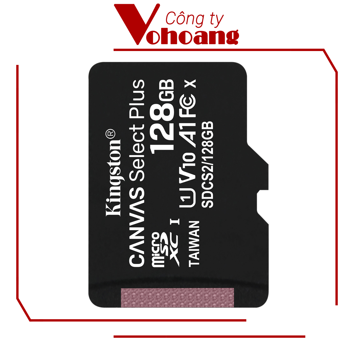 Thẻ nhớ Kingston 128GB microSDHC Canvas Select 100R CL10 UHS-I