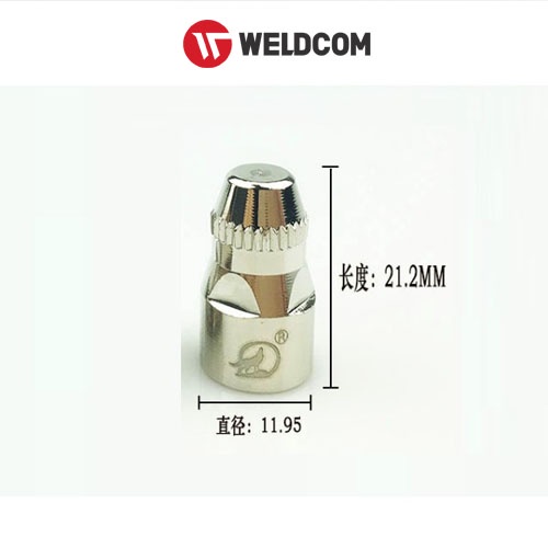 [WELDCOM] Điện cực P80 Black Wolf Dùng Cho Máy Cắt Plasma (không bao gồm bép cắt)