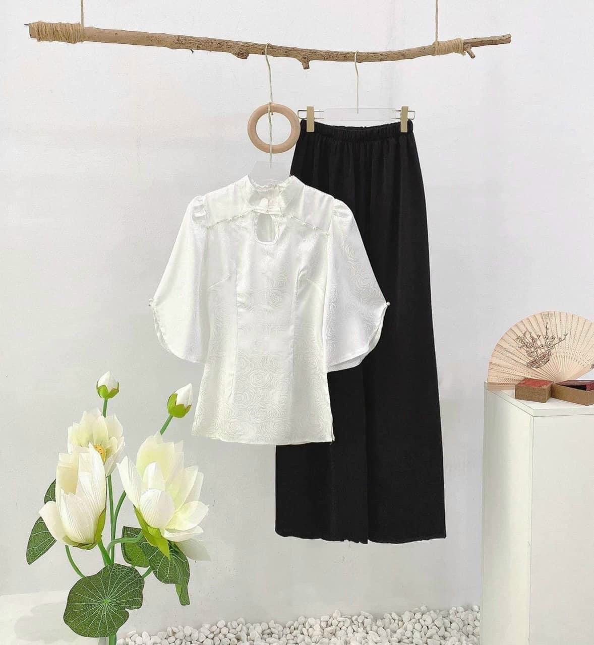 Quần Bà Ba Chất Lụa Gấm Cao Cấp Hàng Loại 1